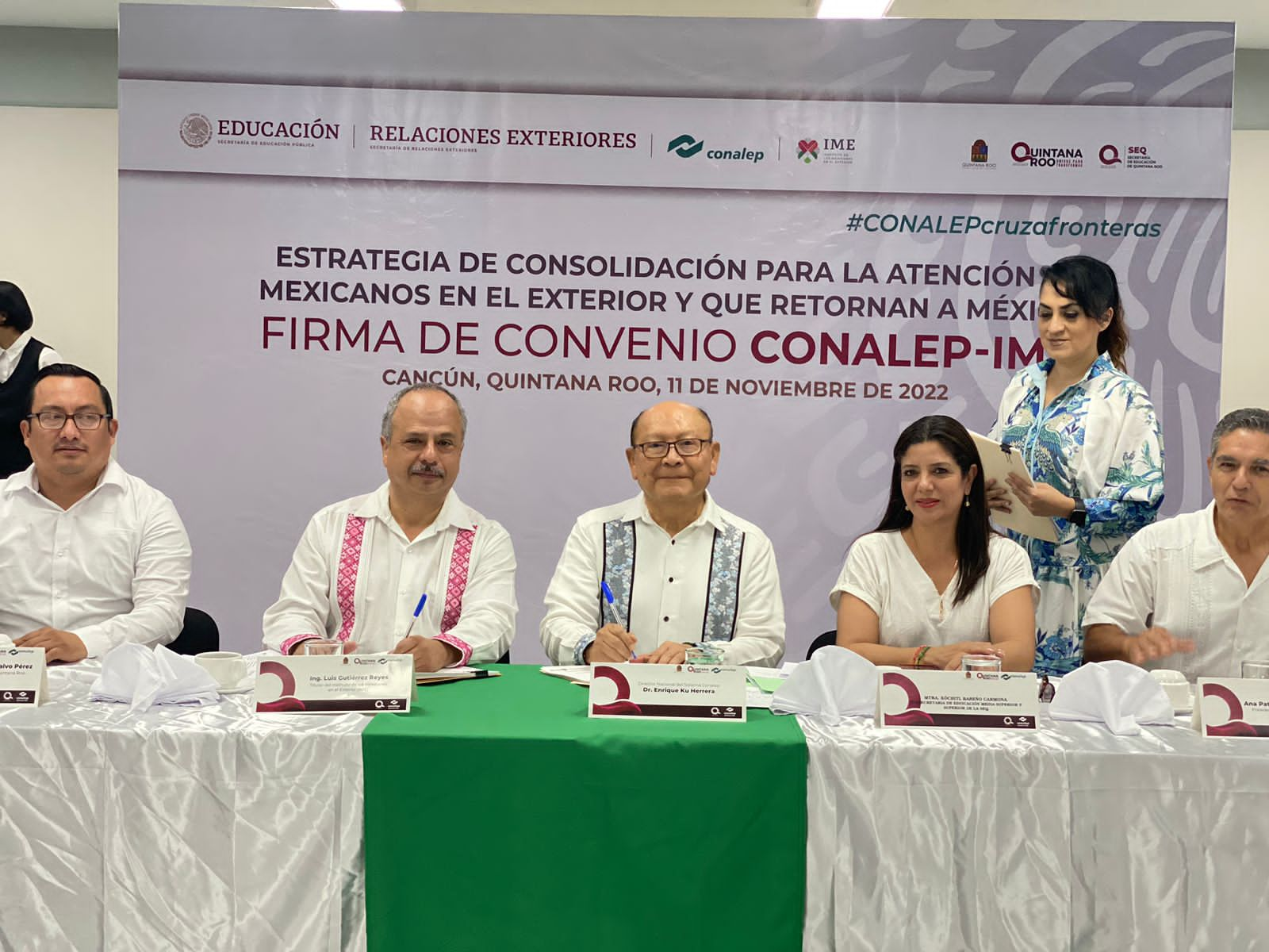 FIRMA DE CONVENIO IME CONALEP