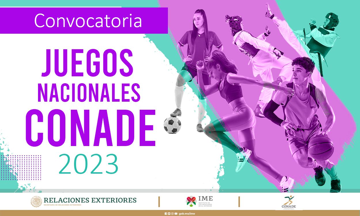 Convocatoría Nacionales CONADE 2023